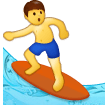 Samsung surfer emoji image