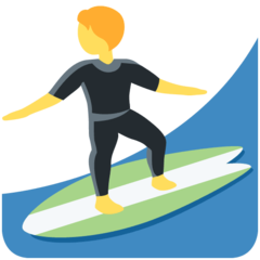 Twitter surfer emoji image