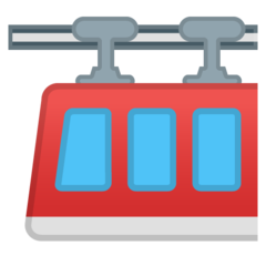 Google suspension railway emoji image