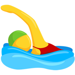 Facebook Messenger swimmer emoji image