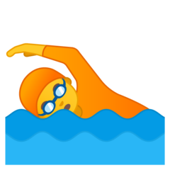 Google swimmer emoji image