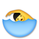 LG swimmer emoji image