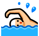 SoftBank swimmer emoji image