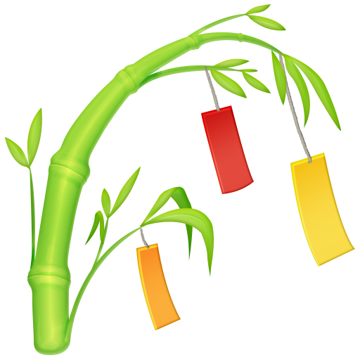 Facebook tanabata tree emoji image