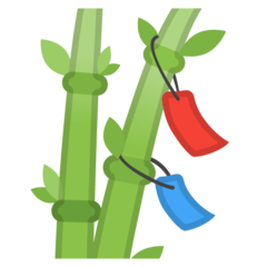 Google tanabata tree emoji image
