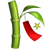 IOS/Apple tanabata tree emoji image