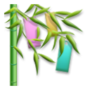 LG tanabata tree emoji image