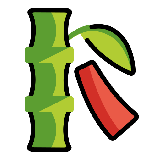 Openmoji tanabata tree emoji image