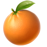 IOS/Apple tangerine emoji image