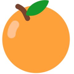Mozilla tangerine emoji image