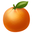 Samsung tangerine emoji image