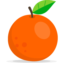 Skype tangerine emoji image