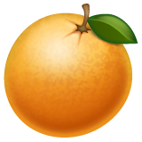 Whatsapp tangerine emoji image