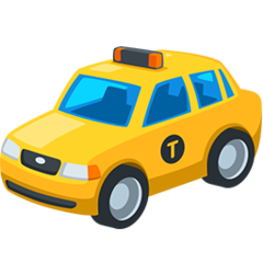 Facebook Messenger taxi emoji image