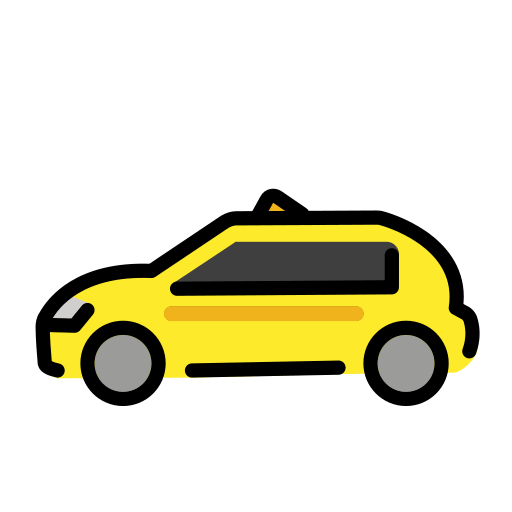 Openmoji taxi emoji image