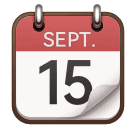 Huawei tear-off calendar emoji image