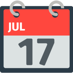 Mozilla tear-off calendar emoji image