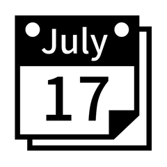 Noto Emoji Font tear-off calendar emoji image
