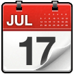 Samsung tear-off calendar emoji image