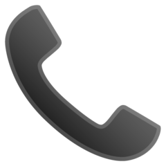 Google telephone receiver emoji image