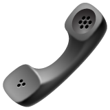 Whatsapp telephone receiver emoji image