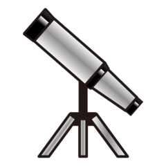 Emojidex telescope emoji image