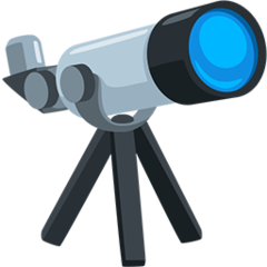Facebook Messenger telescope emoji image