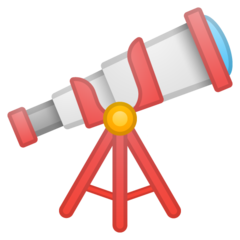 Google telescope emoji image