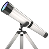IOS/Apple telescope emoji image