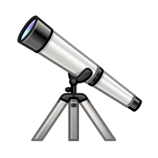 Telegram telescope emoji image