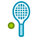 HTC tennis racquet and ball emoji image
