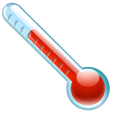 Whatsapp thermometer emoji image