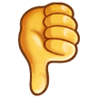 Samsung thumbs down sign emoji image
