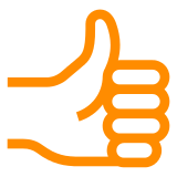 Docomo thumbs up sign emoji image