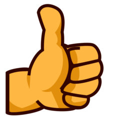 Emojidex thumbs up sign emoji image