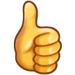 Samsung thumbs up sign emoji image