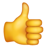 Whatsapp thumbs up sign emoji image