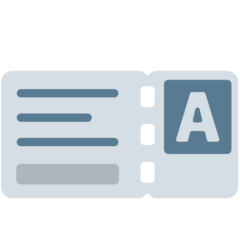Mozilla ticket emoji image
