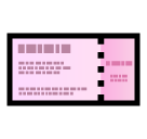 SoftBank ticket emoji image