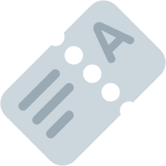 Twitter ticket emoji image