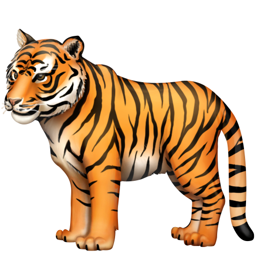 Facebook tiger emoji image