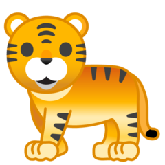 Google tiger emoji image