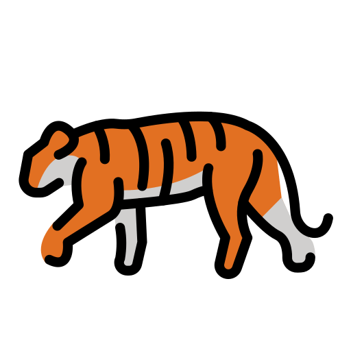 Openmoji tiger emoji image