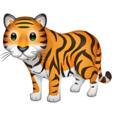 Whatsapp tiger emoji image