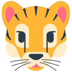 Mozilla tiger face emoji image