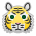 Sony Playstation tiger face emoji image