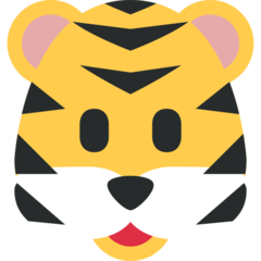 Twitter tiger face emoji image