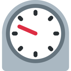 Twitter timer clock emoji image