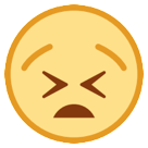 HTC tired face emoji image