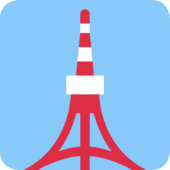 Twitter tokyo tower emoji image